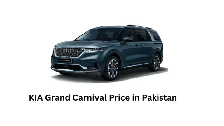 KIA Grand Carnival Price in Pakistan, Features, and Specs